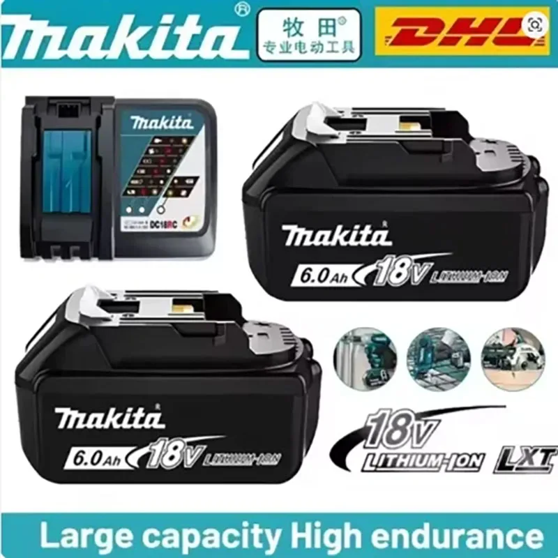 

Оригинальный аккумулятор Makita 18В 5.0Ач/6.0Ач/9.0Ач, замена для BL1830B BL1840B BL1850 BL1860B BL1890