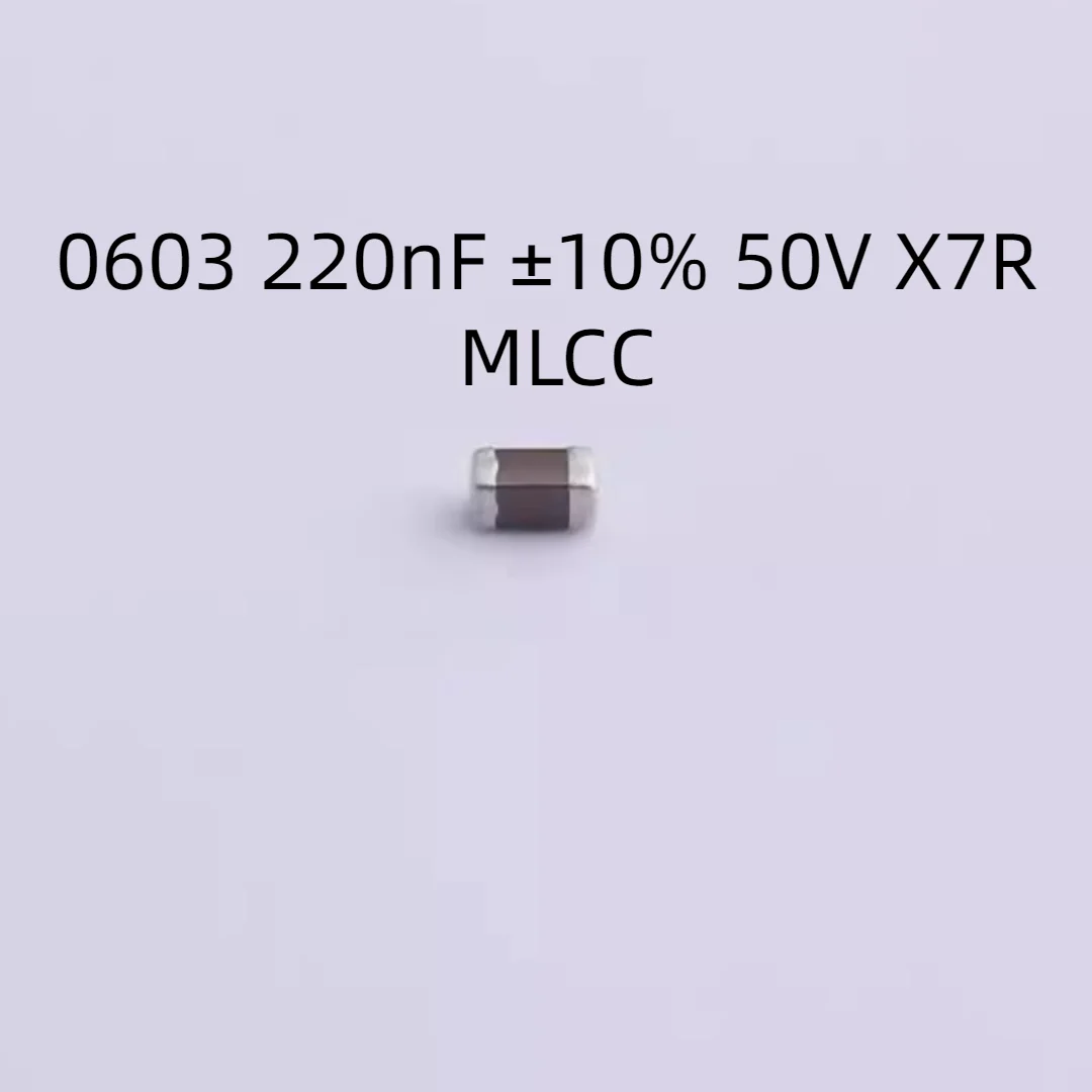 4000PCS/LOT C1608X7R1H224KT000N Capacitor 0603 220nF ±10% 50V X7R MLCC