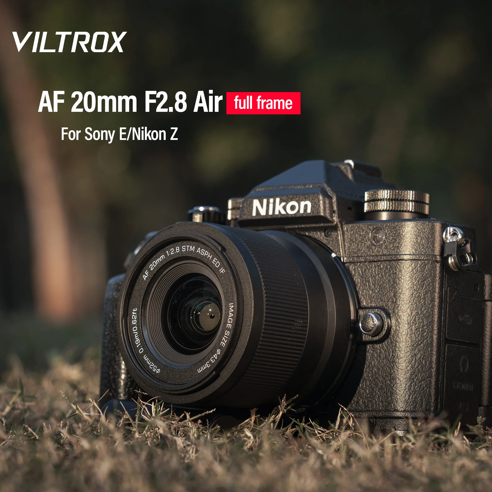 Viltrox 25 مللي متر 35 مللي متر 56 مللي متر F1.7 20 مللي متر F2.8 40 مللي متر F2.5 50 مللي متر F2.0 سلسلة الهواء عدسة الكاميرا لسوني E نيكون Z فوجي فيلم XF كاميرا