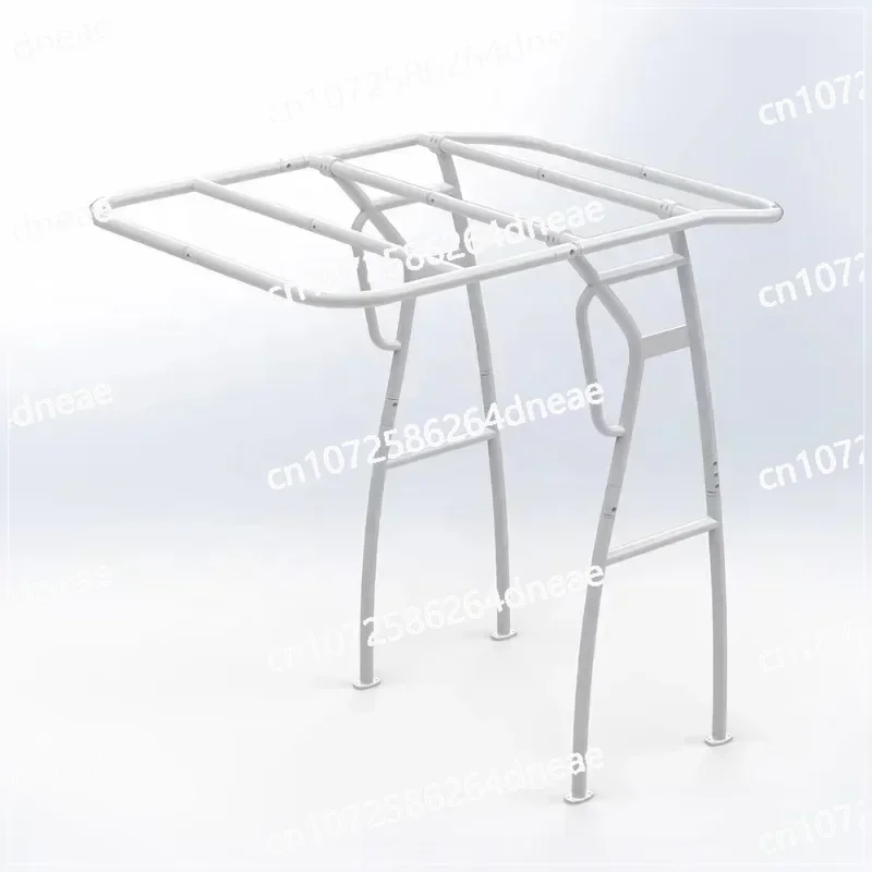 

RD510 Universal adjustable T-Top for Center Console Boats Heavy Duty Folding T Top Black White Frame canvas boat ribs Hot sales