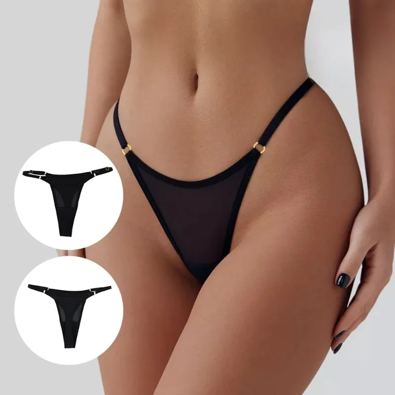 Sheer Mesh Bikini Panties Sculpting Briefs with Alluring Comfort Modern Underpants