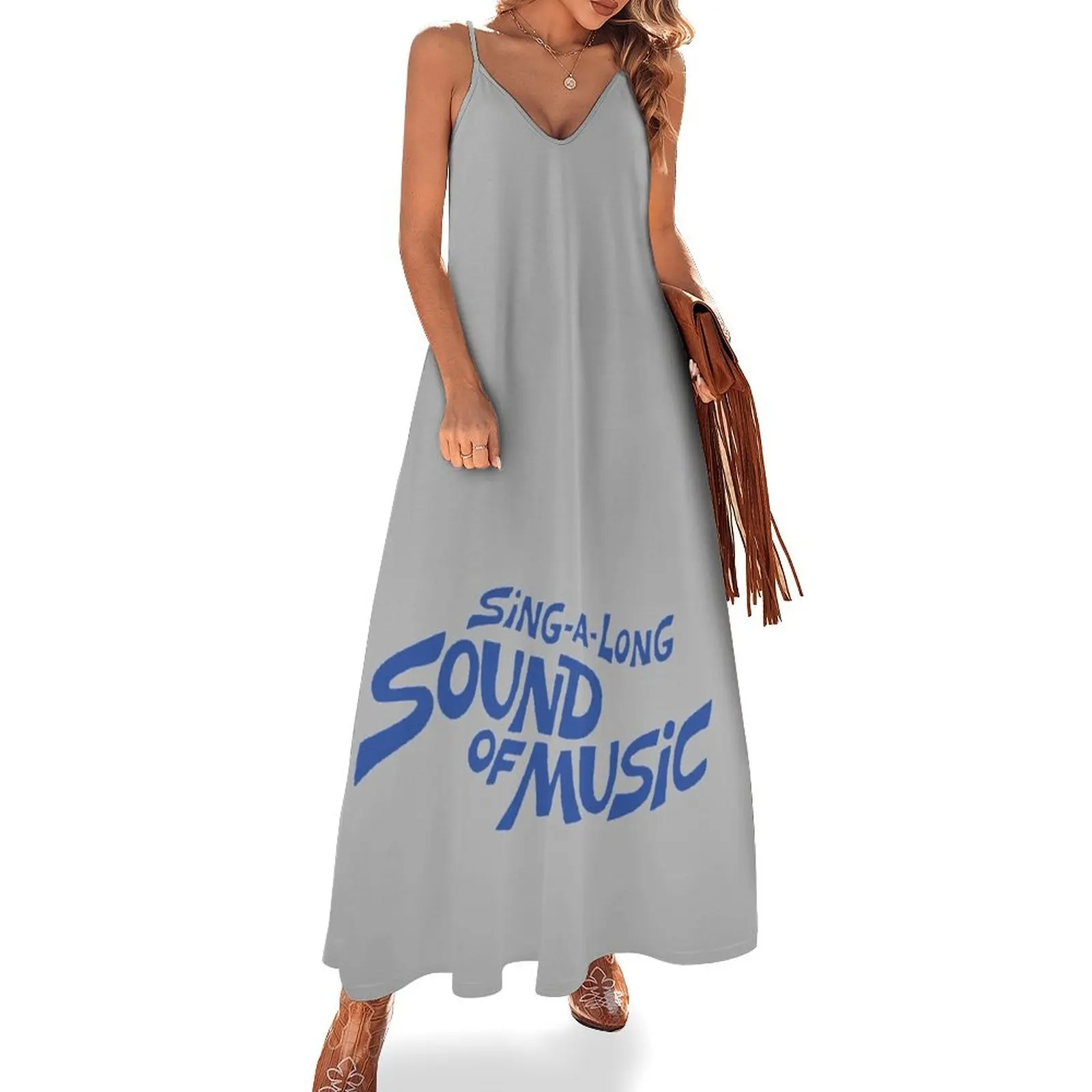 

Sing A Long Sound Of Music Sleeveless Dress Long dress dresses for woman 2024 Dress for girls