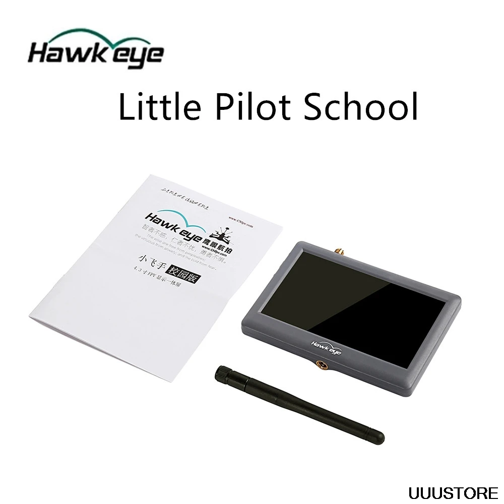 NEW Hawkeye Little Pilot  SCHOOL FPV Monitor 5.8G  48CH  4.3 inch FPV HD Monitor Aerial FPV Display Screen for Drone