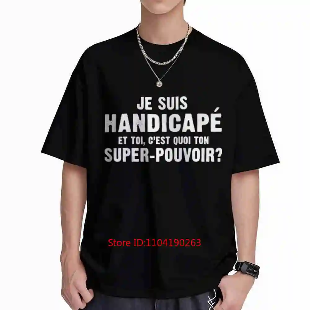 Disabled Short Sleeve Tee 100% Cotton T-Shirt