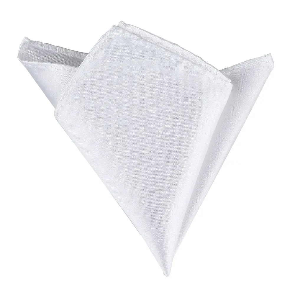 Chic Suit Plain Hanky Men 15 Color Satin Plain for Wedding Dress Party Pocket Formal Suit Pocket Square Handkerchief Hanky Silk