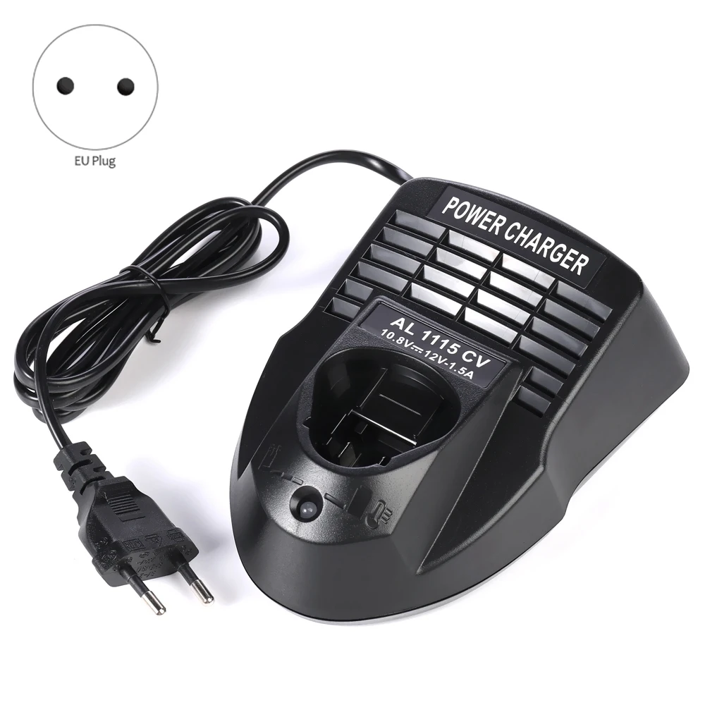 ABBO-AL1115CV Battery Charger for Bosch 10.8V/12V BAT411 BAT412A Li-Ion Battery Electrical Drill EU Plug