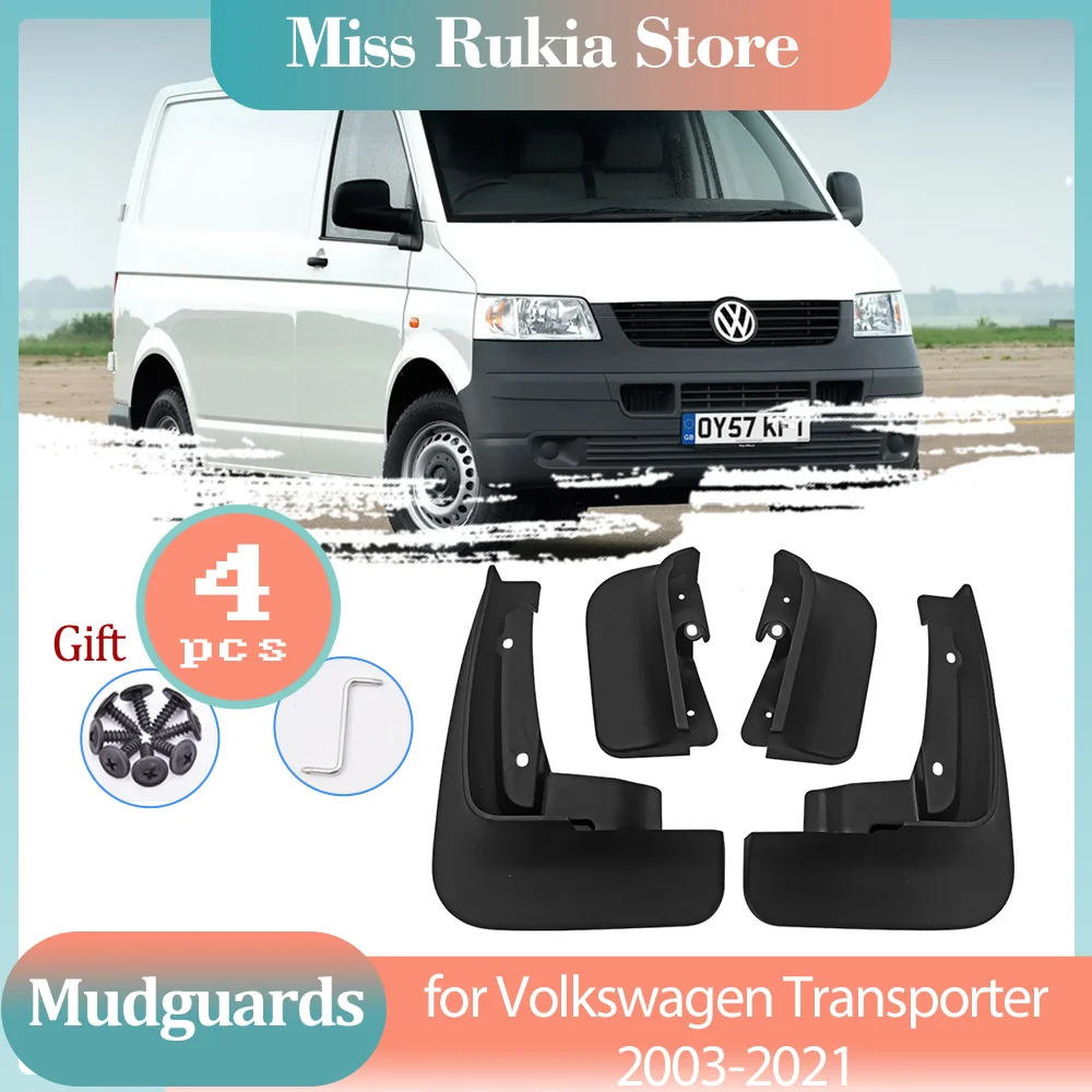 

Mud Flaps for Volkswagen VW Transporter T5 T6 Caravelle Multivan 2003~2021 Mudguards Splash Guards Fender Flare Car Accessories