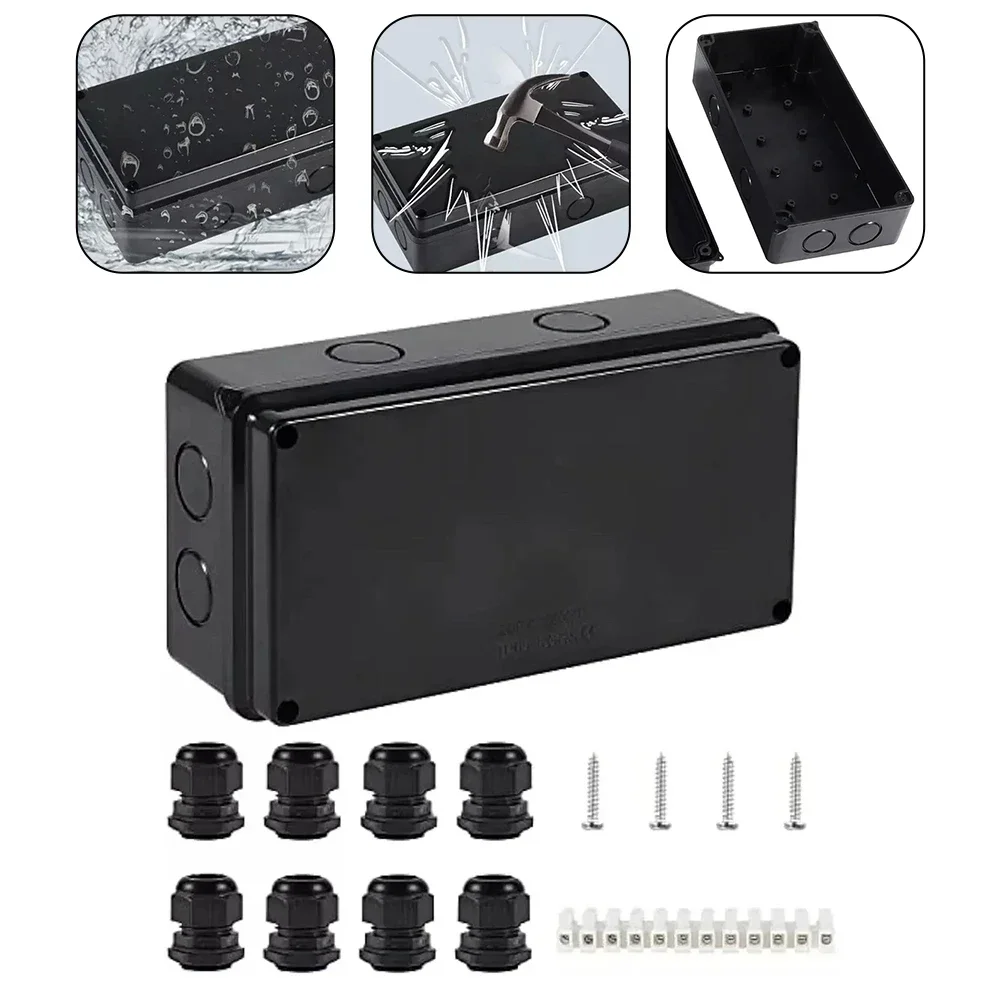 Innovative Design of an IP65 waterproof junction box suitable for multiple Outdoor Wiring Size Applications of 150 X 110 X 70 Mm