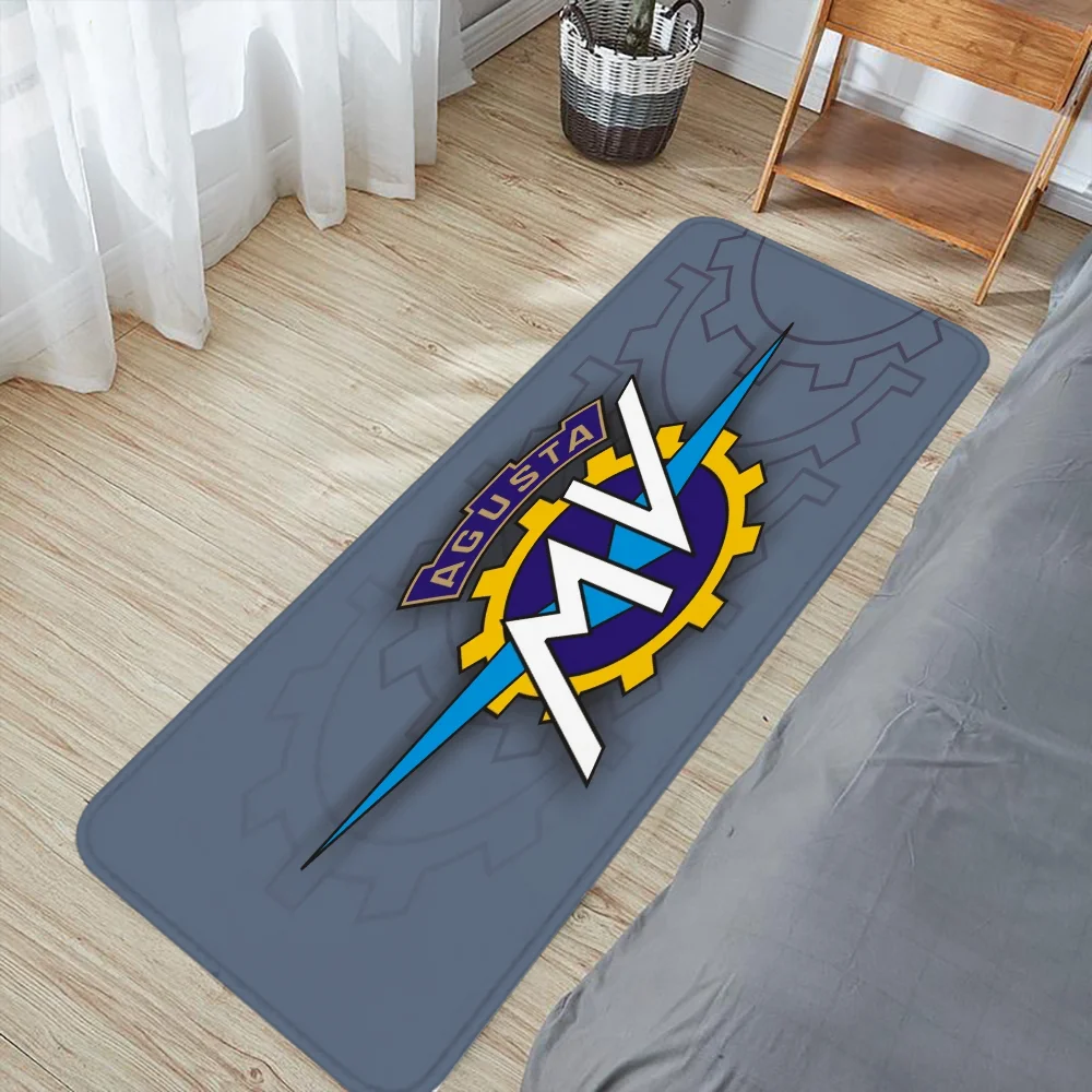 M-MV Agusta Rug for Bedroom Mats Floor Mat Bathroom Carpet Doormat Entrance Door Home Custom Living Room Carpets Rugs Bath Foot