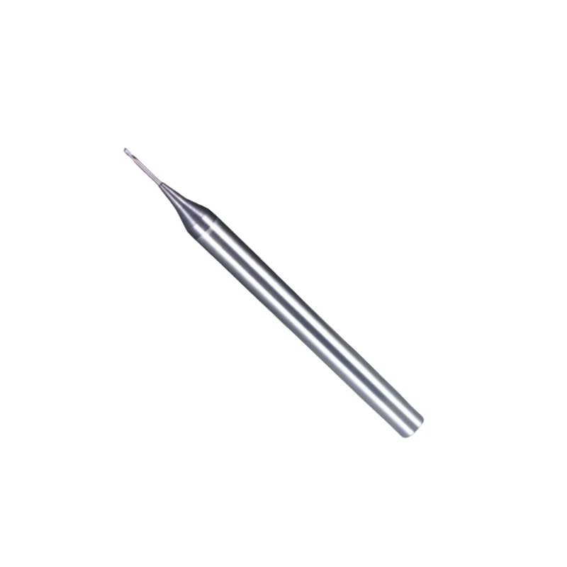 HRC60 R0.2-R0.4/0.2d-0.5d *4*50mm Micro Extra Long Ball Nose Solid Carbide Long Neck End Mill for CNC Machine