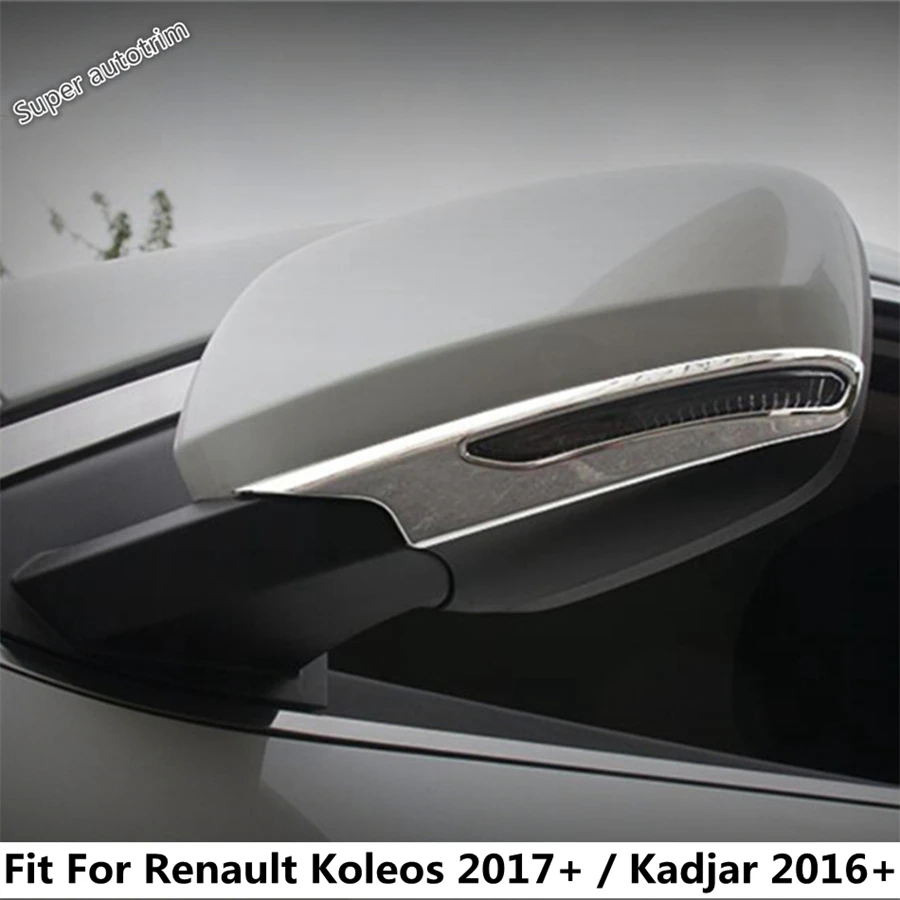 

Side Door Rear View Mirror Molding Strip Protector Cover Trim For Renault Koleos 2017 - 2022 / Kadjar 2016 - 2022 Accessories