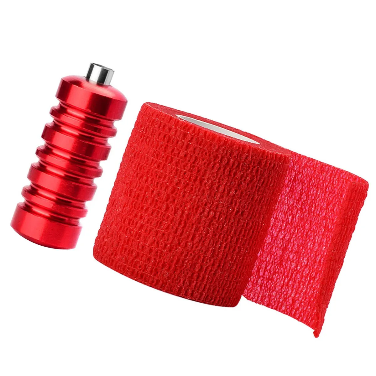 

1 Set Aluminum Tattoo Grip Tube Anti-Slip Non-Woven Material For Shader Liner Eyebrow Machine Adjustable Grip