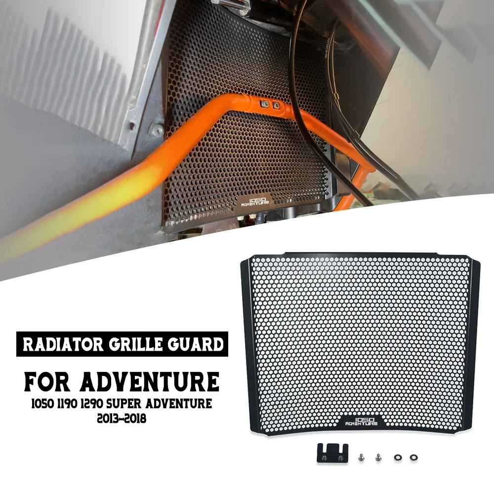 

Radiator Protective Grill Cover Guards Cooler Grille Cover Protecter FOR KTM Adventure 1050 1190 1290 Super Adventure 2013-2018