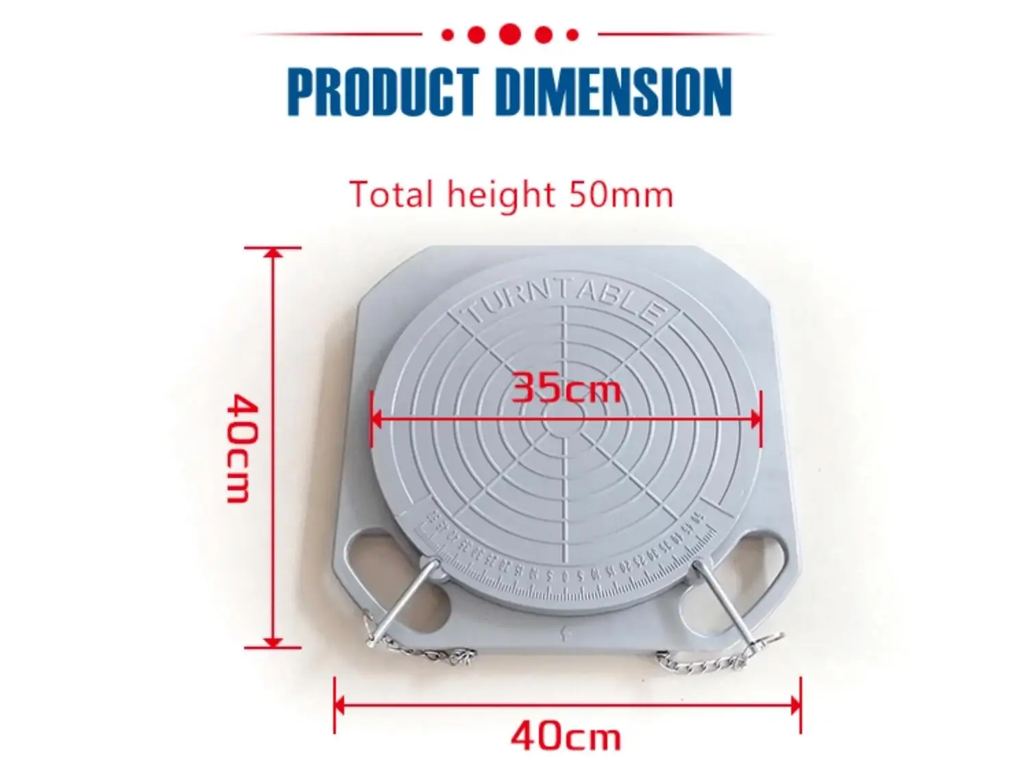 wheel aligner car turntable for CCD or 3D wheel aligner