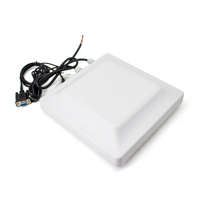 0-5M UHF Rfid Reader Long Range Built In 30Dbm Circular Antenna RS232/485 WG26/34 TCP/IP For Vehicle Management