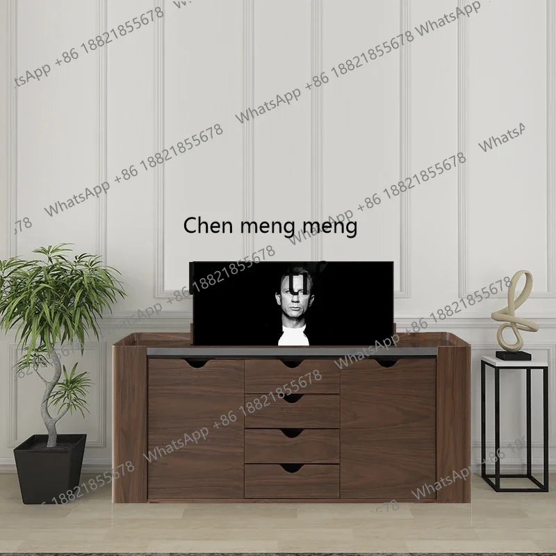 

xz1Smart Remote Control Invisible TV Lift Unit Combination Multi-Functional Partition TV Cabinet