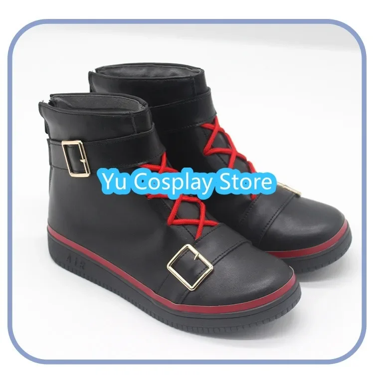 Shiina Niki Cosplay Schoenen Game Ensemble Sterren Cosplay Prop PU Lederen Schoenen Halloween Carnaval Laarzen Op maat gemaakt