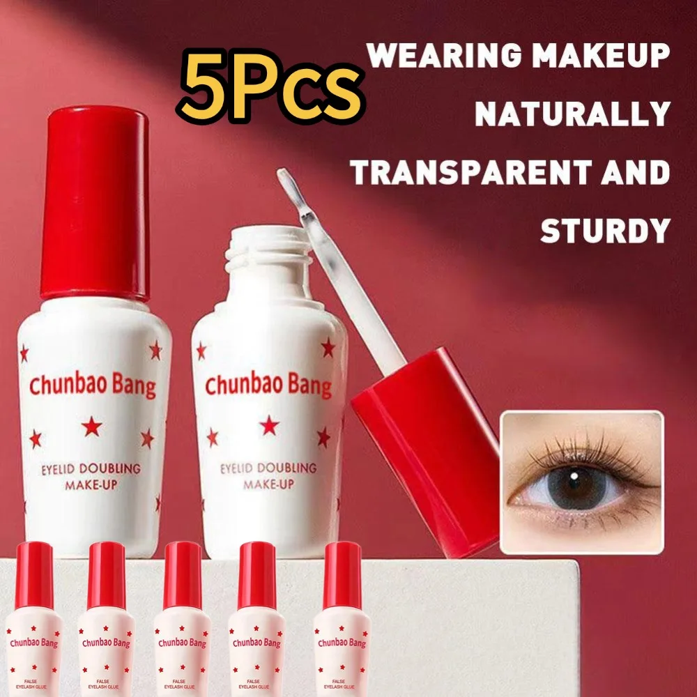 5Pcs 12ml 블랙 속눈썹 연장 접착제 방수 빠른 건조 견고한 접착제 반영구적 DIY 접목 속눈썹 연장 접착제
