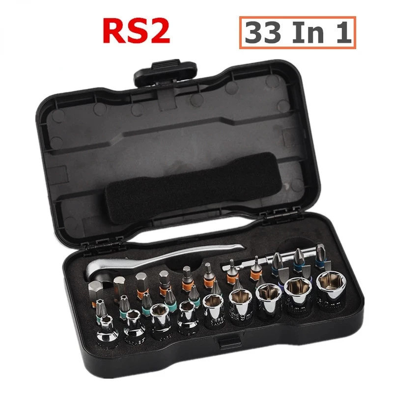 

DUKA ATuMan RS2 33 in 1 Multi-purpose Ratchet Wrench Screwdriver S2 Magnetic Bits Tools Set DIY Household Repair Tool