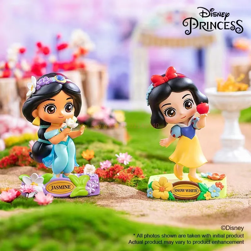 ديزني الأميرة حديقة حلم سلسلة صندوق أعمى سنو وايت سندريلا حسناء عمل الشكل سطح المكتب زخرفة لعبة نموذج دمى هدايا #5