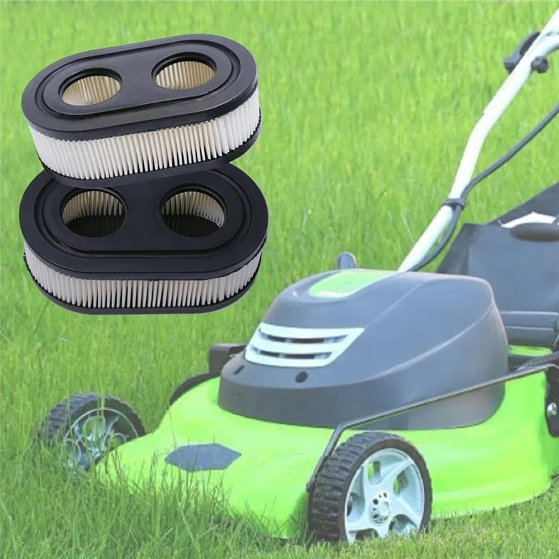 PHFU-3Pack 593260 filtros de aire y bujía 491055 para motores de la serie 550E 575EX, incluye bujía para cortacésped Rc12yc 491055T