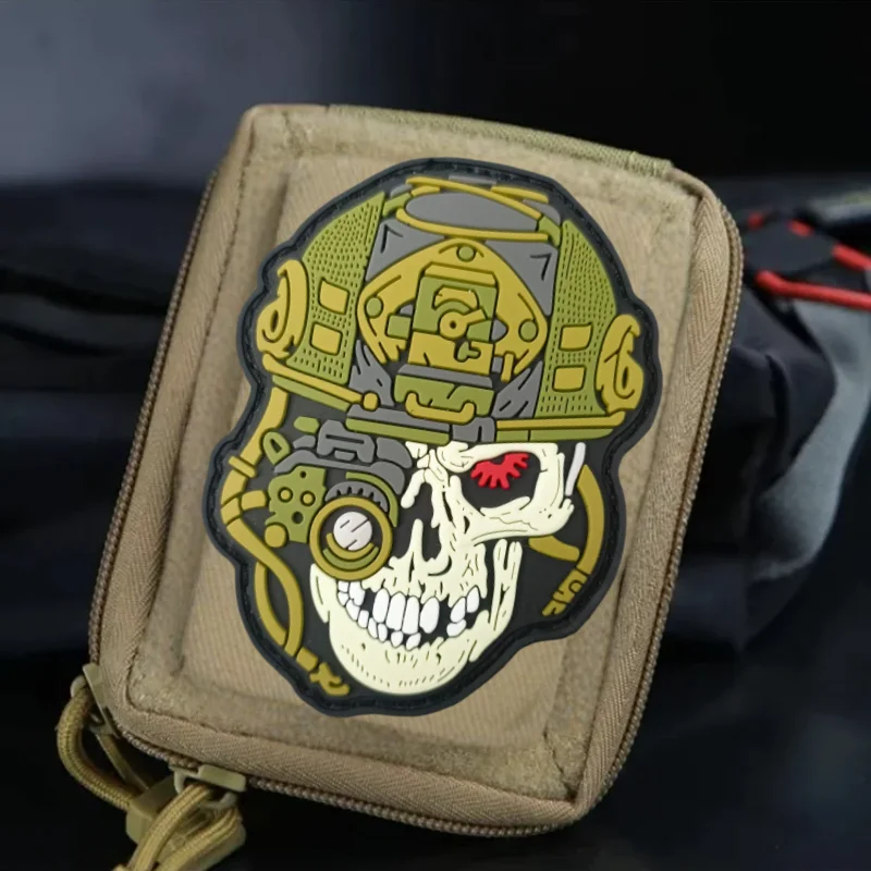 

To The Bone 3D PVC Patch Military Tactical Vest Hook&Loop Morale Badge Backpack Decorative Stickers Armband Patches for Clothing