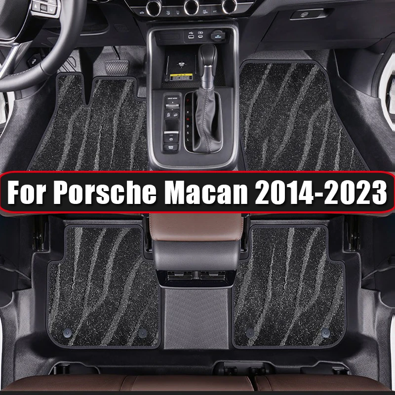 

TPE Premium Car Special Floor Mat For Porsche Macan 2014-2023 Carpet Floor For Car interior Decor Styling Ideas Accessories