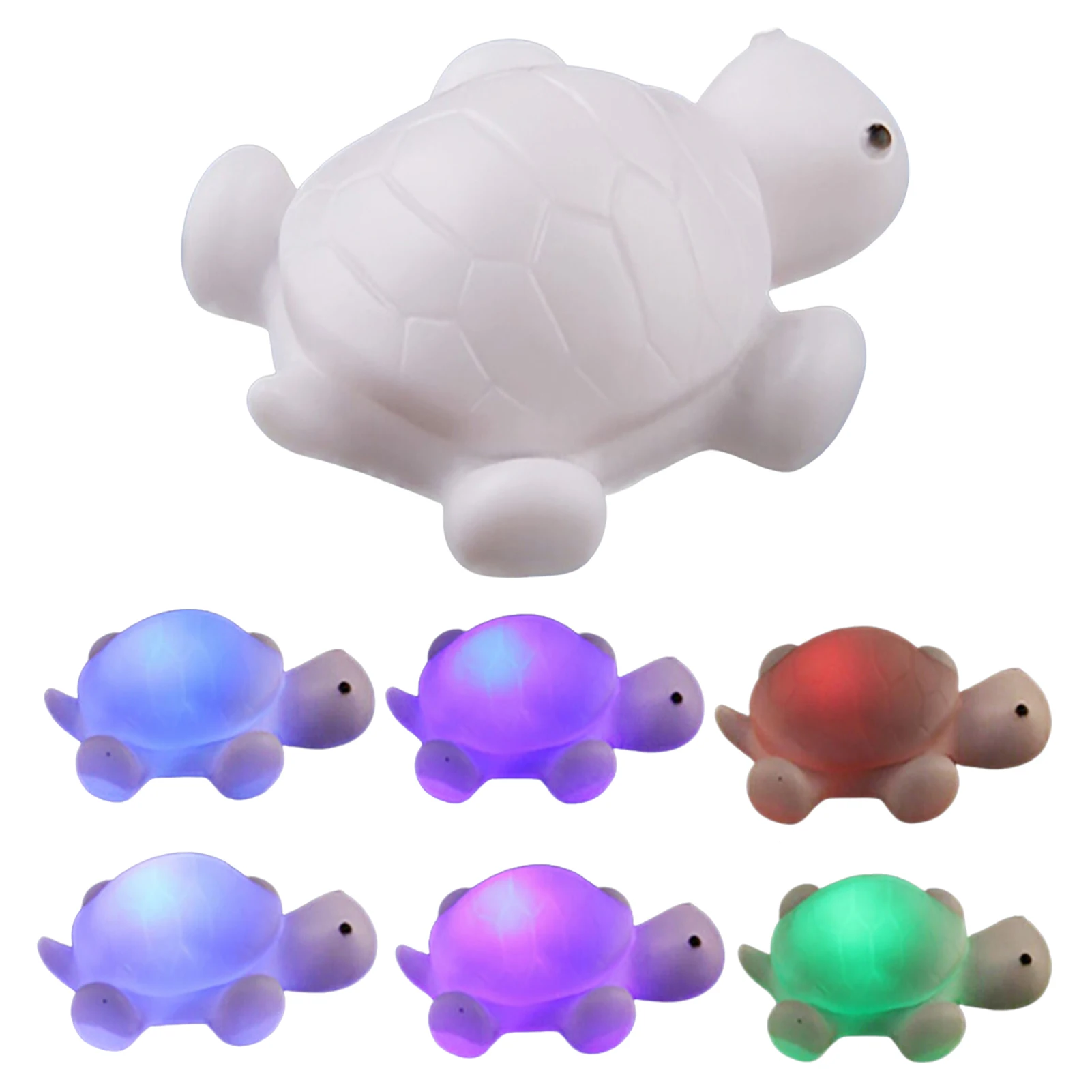 Party Light Props Cute Turtle Light LED Lamp Projector Cute Turtle Touch Light Baby Bedside Lamp 7 Colors Led Lamp Party Light