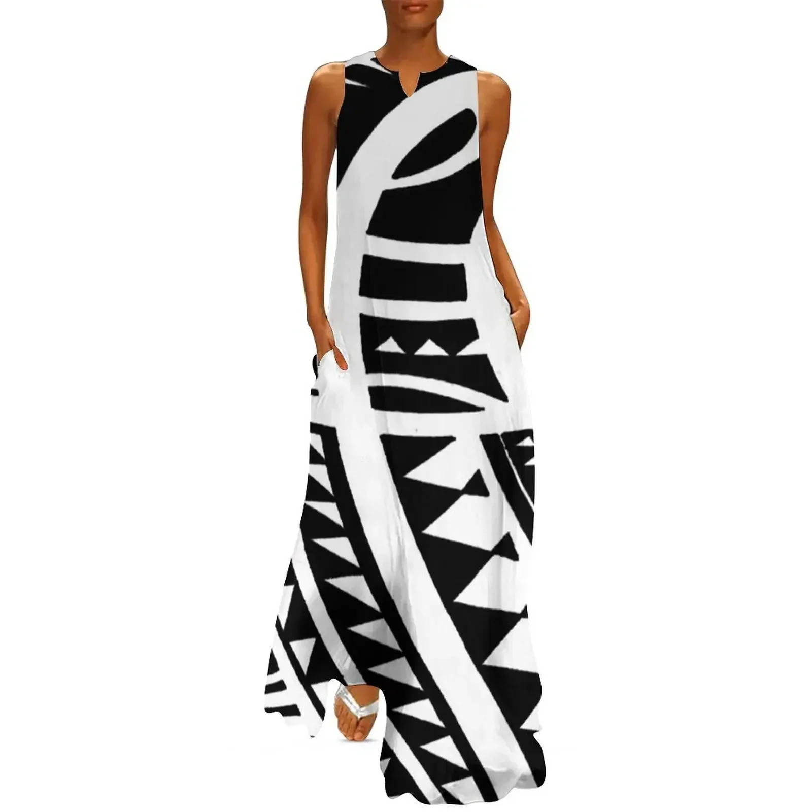 

Polynesian maori tribal Long Dress Dresses gala clothes for women elegant party dress for women 2025 Dress