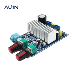 AUIN TPA3116 Subwoofer Amplifier Board Audio 100W DC12-24V Support Bass Output 2.0 Chennel Amplificador DIY Speaker Home Theater