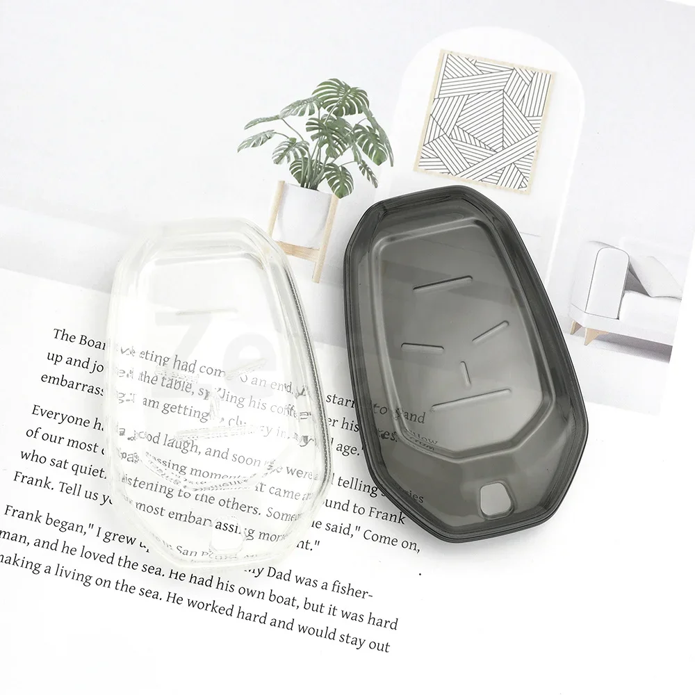 Smart Key Case Auto Keychain Accessories for Ssang Yong 2020 G4 Rexton SsangYong Transparent Car Remote Shell Fob Cover