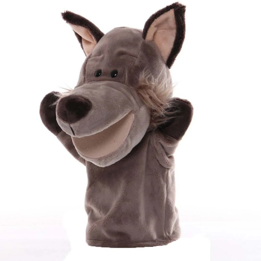 Telling Story Stuffed Animal Hand Puppet Interactive Cartoon Plush Hand Doll Monkey Cute Appease Dolls Baby