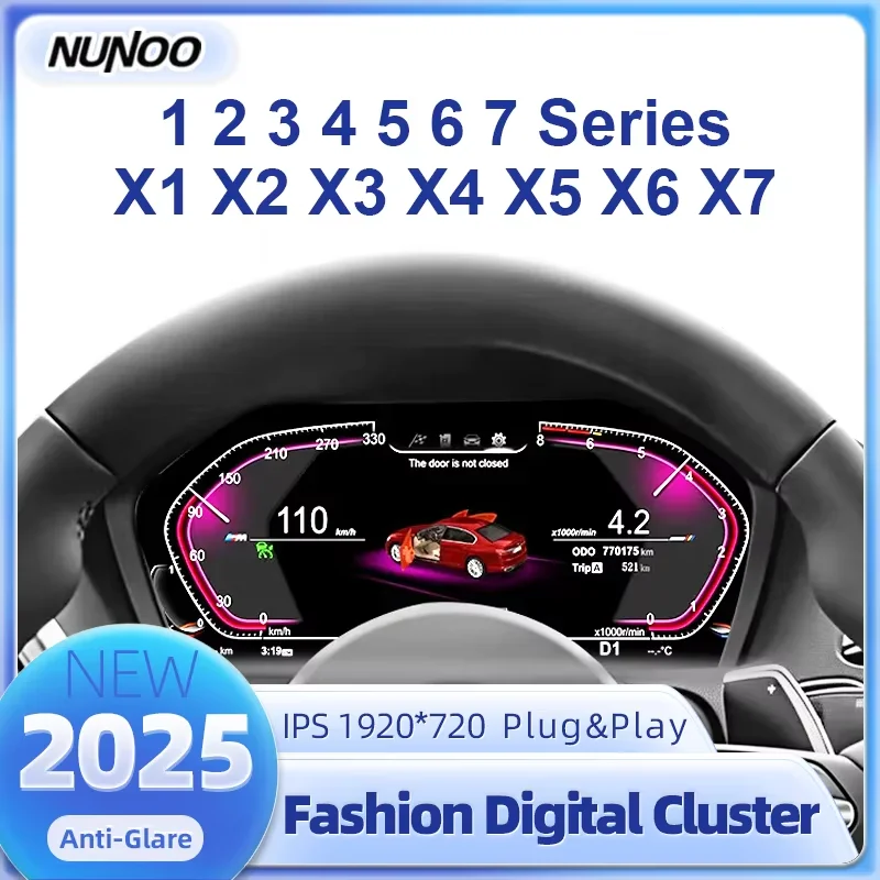 

Digital Instrument Cluster For BMW E90 E70 E71 E81 F10 F20 E60 F30 F32 F06 E65 E84 F48 E83 F25 F26 F15 Speedometer Dashboard