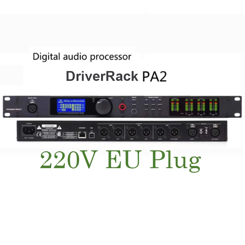 DriveRack PA2 2 ingangen 6 uitgangen digitale audioprocessor Originele software Professionele audioapparatuur luidsprekersysteem