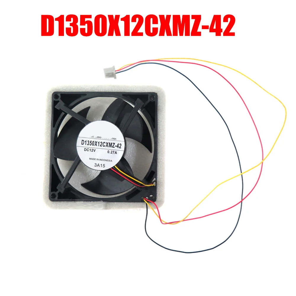 Cooling Fan D1350X12CXMZ-42 DC12V 0.27A 3Lines New