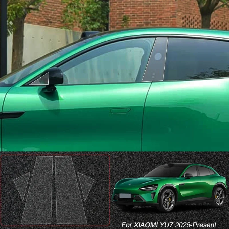 

Защитная пленка из ТПУ для оконных стекол и B-стойки автомобиля XIAOMI YU7 SU7 2024-наст. время, антицарапийная наклейка на кузов, аксессуары