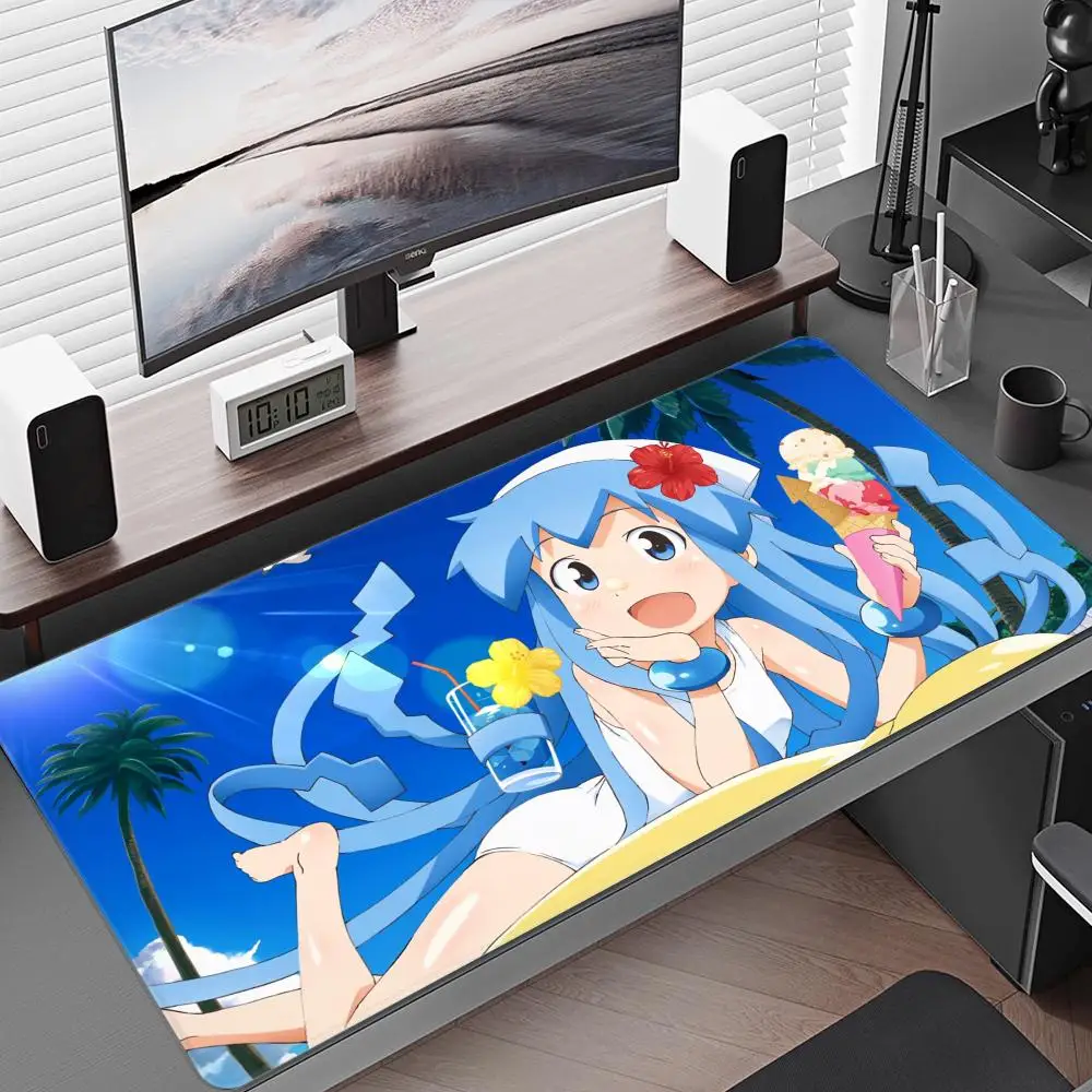 Squid Girl Mouse Pad Gaming Large Mousepad extended mouse pad computer non-slip carpet computer mousepad Anime office table mat