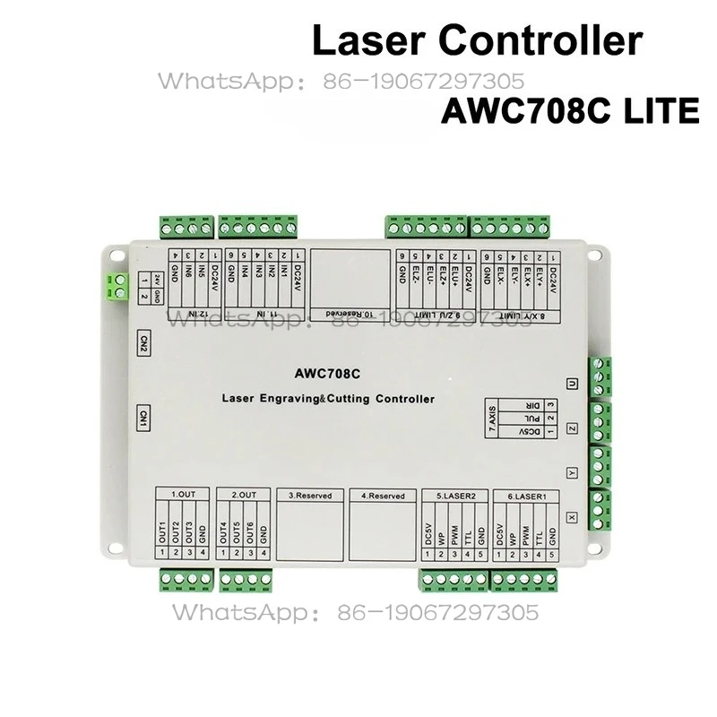 Applicable To  Laser Engraving Cutting Machine Replace AWC608  AWC708C   Controller