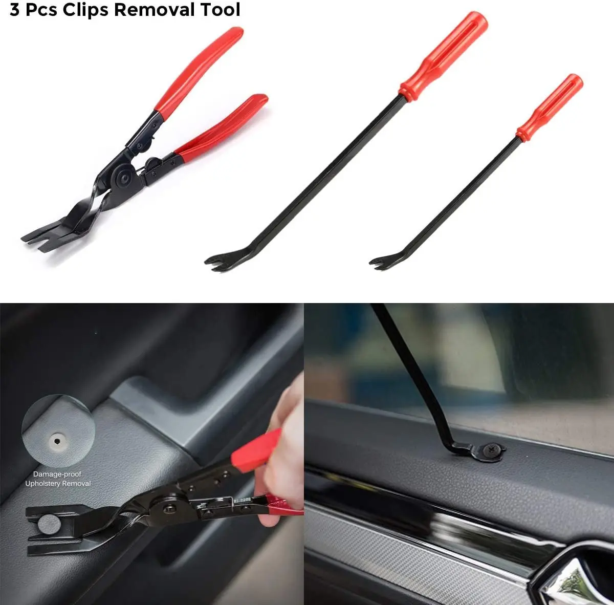 5/11/41/231 Pcs Car Trim Removal Tool Set Plastic Pry Tools for Panel Door Audio Auto Clip Pliers Fastener Remover Set