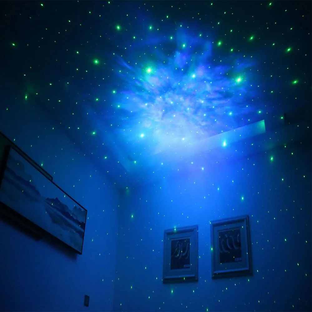 NEW Projector Starry Sky Galaxy Stars Projector Night Light LED Lamp For Bedroom Room Decor Decorative Nightlights