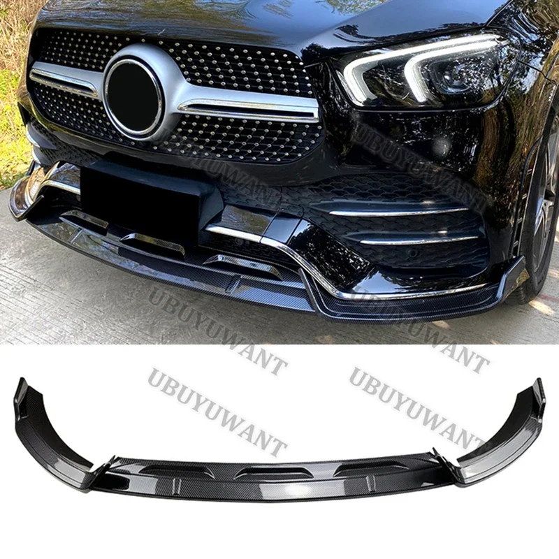 or Benz GLE W167 C167 GLE350 450 53 2020+ Bumper Lip Chin Front Lip Spoiler Splitters Body Kit Aprons Cover Guard Trim