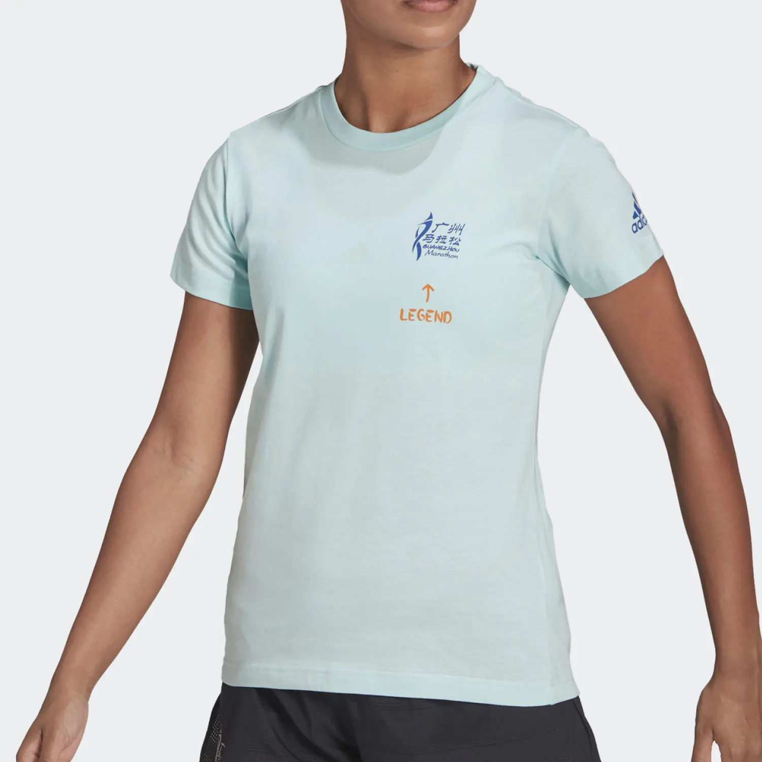 

Adidas Official Genuine Seasonal New Women's Casual Round Neck Running Short Sleeve HG5544