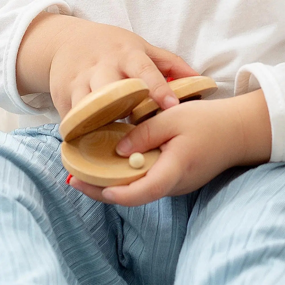 Set di strumenti a percussione Set di giocattoli educativi per bambini Kit musicale da 8 pezzi con nacchere tamburello