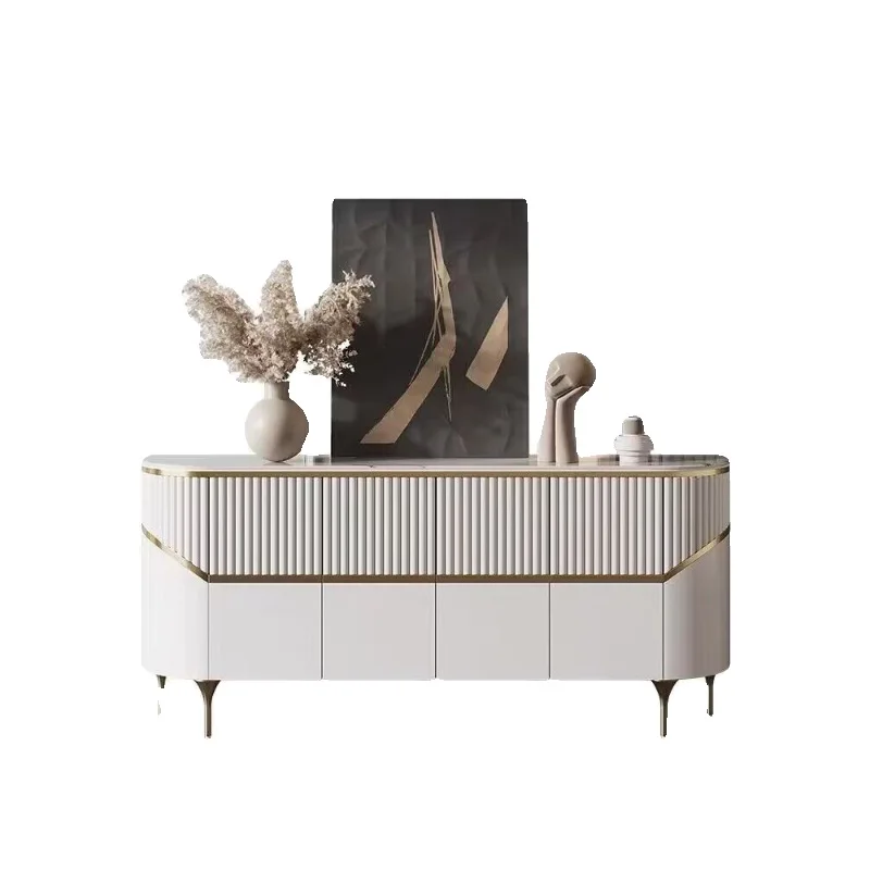 

Light luxury dining side cabinet Entry porch cabinet Wall decorative cabinet Living room partition locker Modern simple locker