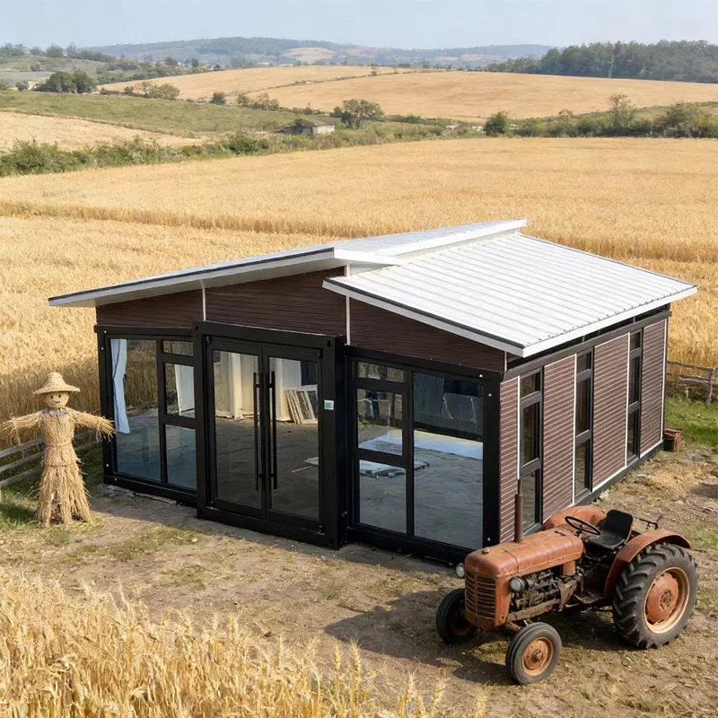 Casa prefabricada plegable estándar MMC, 2/3 dormitorios, casa contenedor expandible de 20 pies/40 pies a la venta