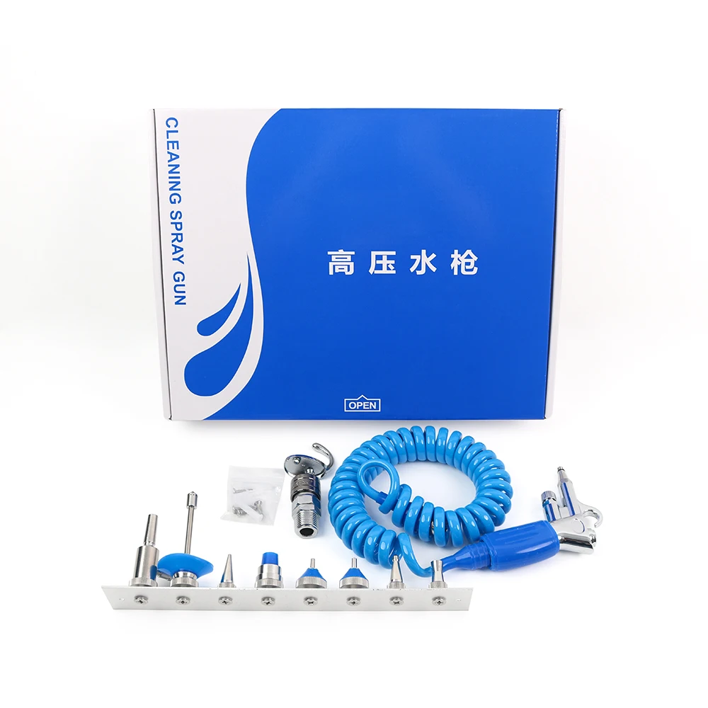High Pressure Cleaning Water Gun Set with 8 Flushing Nozzles for Cleaning Medical Endoscopes and Surgical Instruments