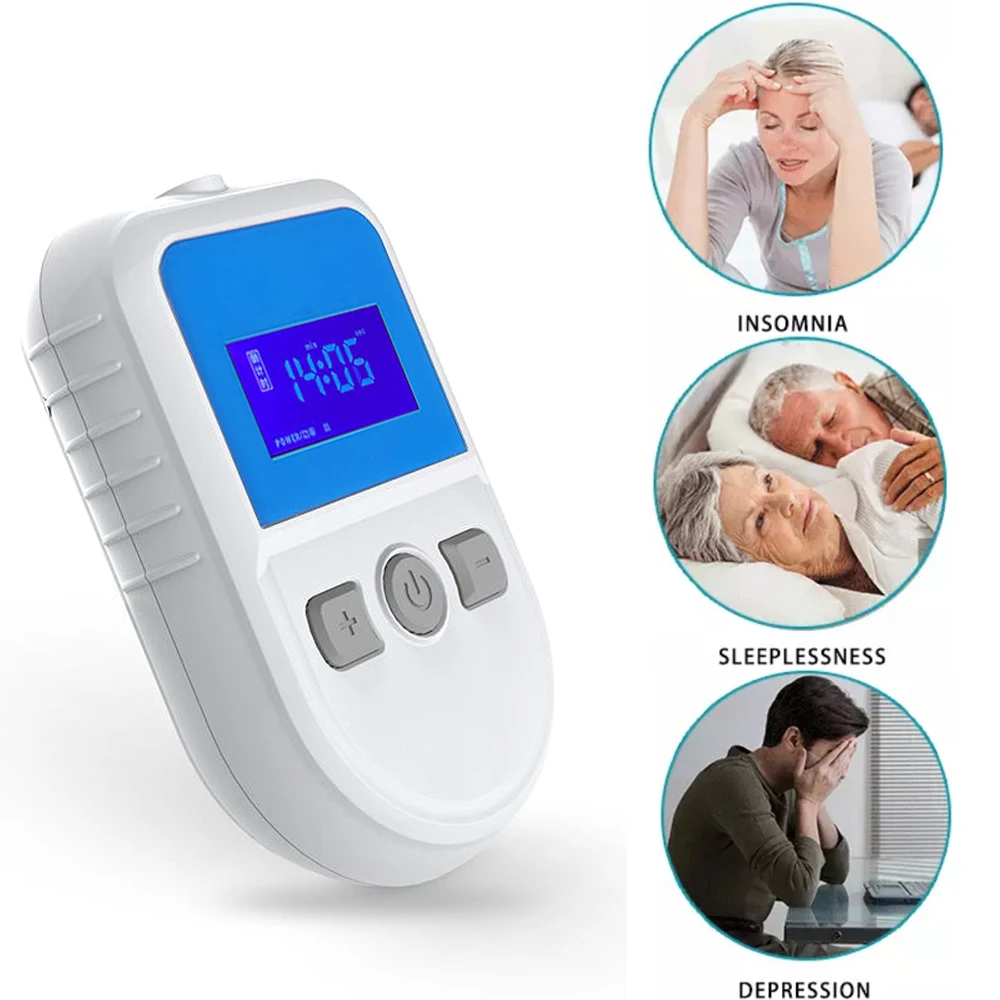 CES Brain Stimulator Portable Physiotherapy Devices for Cannot Sleep Well Help Sleep Problem Therapy Insomnia Anxiety Depression