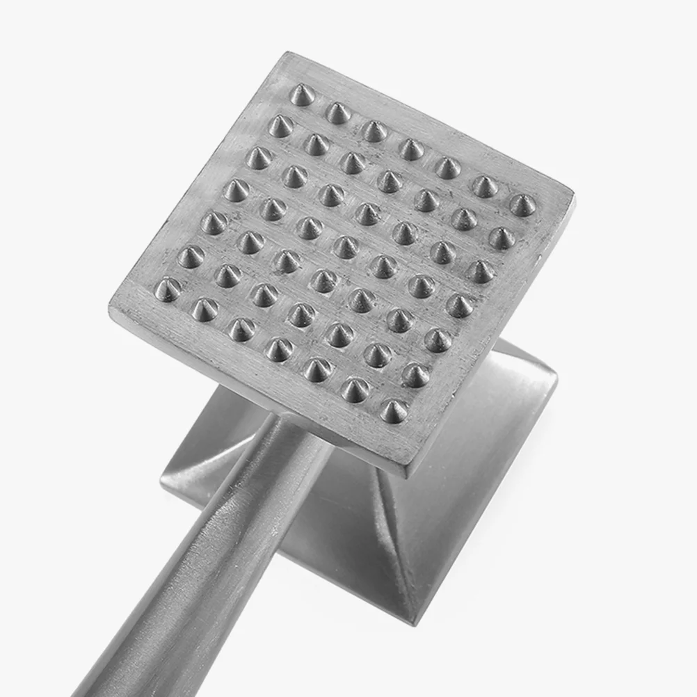 

Double-Sided Meat Tenderizer Tool Zinc Alloy Large Surface Meat Mallet Kitchen Hammer for Tenderizing Pounding Crushing
