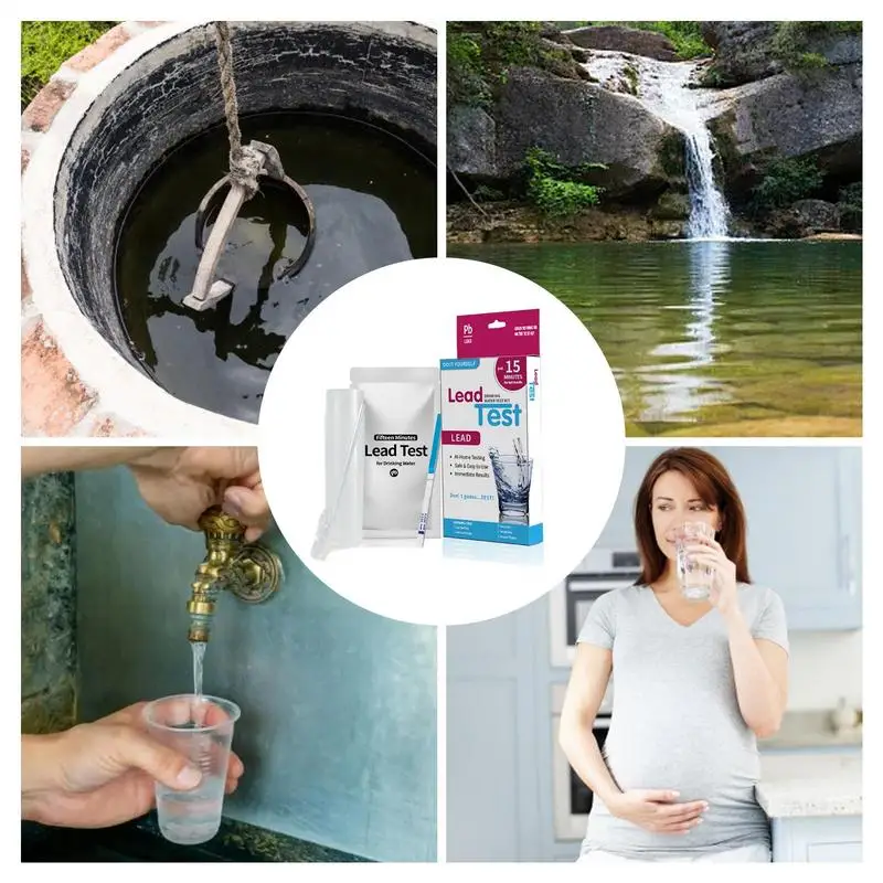 Wassertest-Set für Trinkwasser, Poolwasser, Messleitung, Test, Chlor, PH, Härte, Wasserqualitätstest, Wassertest-Set