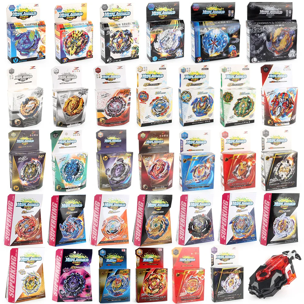 Beyblades Burst B159 B160 B161 B163 B169 Bey Blade Blade and Bayblade Bable Drain Fafnir Metal Blayblade Top Launchers